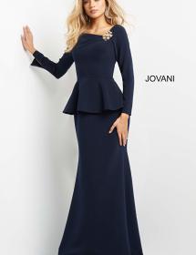Women modeling a beautiful Jovani 0713A mothers dress