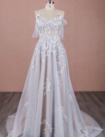 Xequin wearing a wedding dress