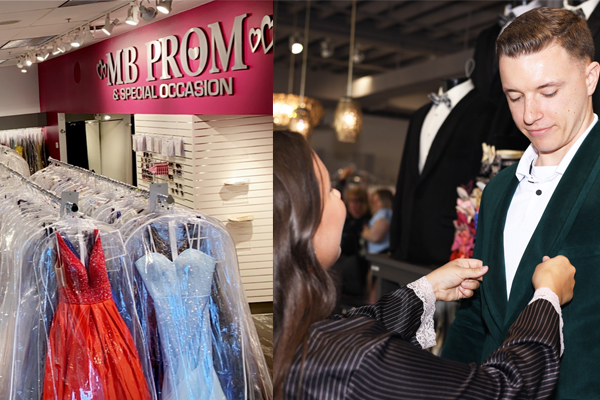 Full fledged prom store and tuxedo rental store for the metropolitan Pittsburgh area