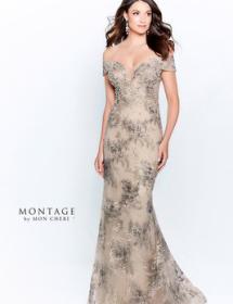 Model wearing a gorgeous mother of the groom dress